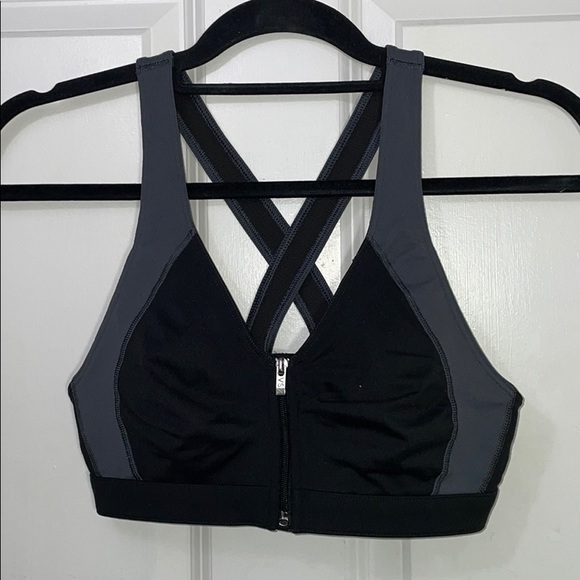 Victoria's Secret SPORT Sports Bra Black Gray - Picture 6 of 7